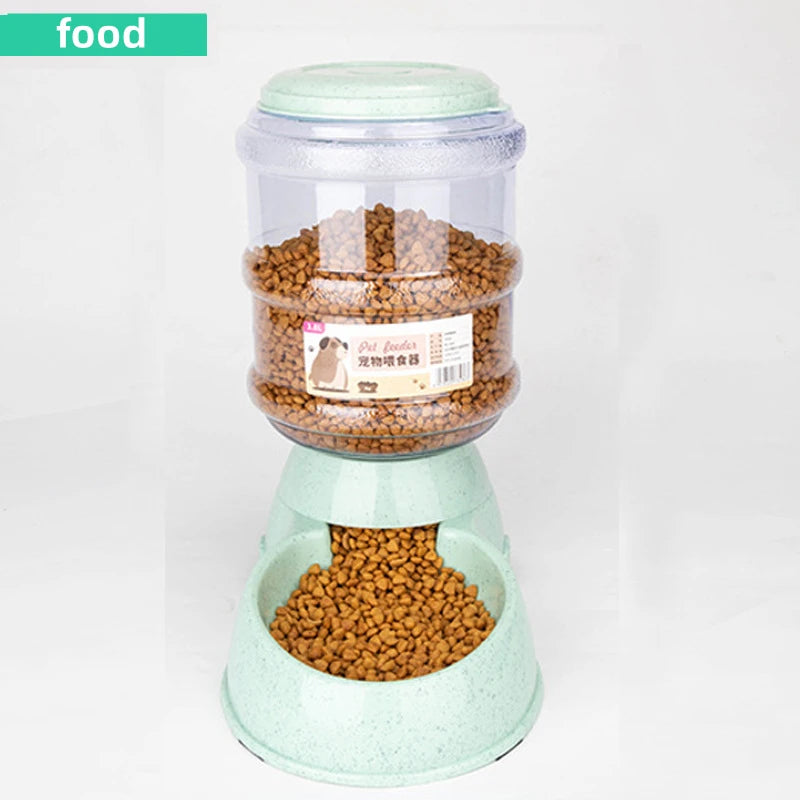 High-Capacity Gravity Pet Feeder - Self-Dispensing Food Storage for Large Dogs & Multi-Pet Homes