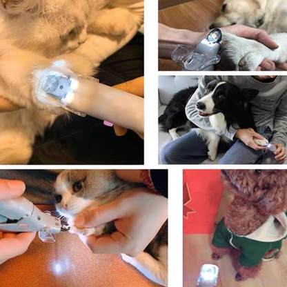 Professional Pet Nail Clipper - Built-in LED light included