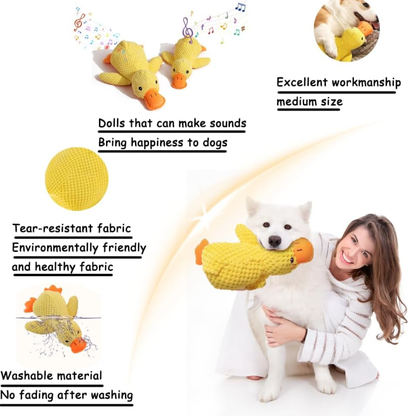 Interactive Flapping Duck Dog Toy - Free extra sound mode included