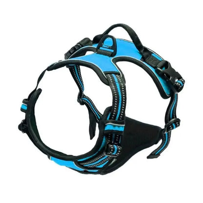 No-Pull Adjustable Dog Harness - Breathable Mesh & Reflective Safety Oxford Vest