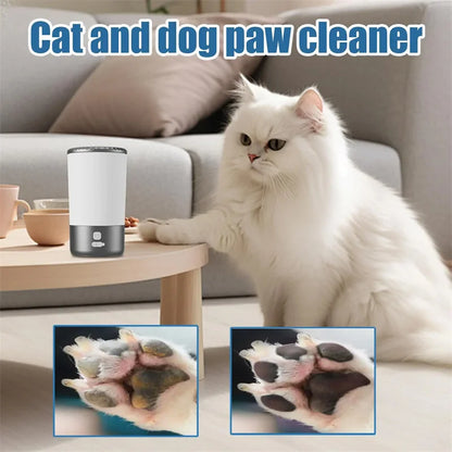 Automatic Electric Dog Paw Cleaner - 360° Soft Silicone Bristles for Deep Cleaning