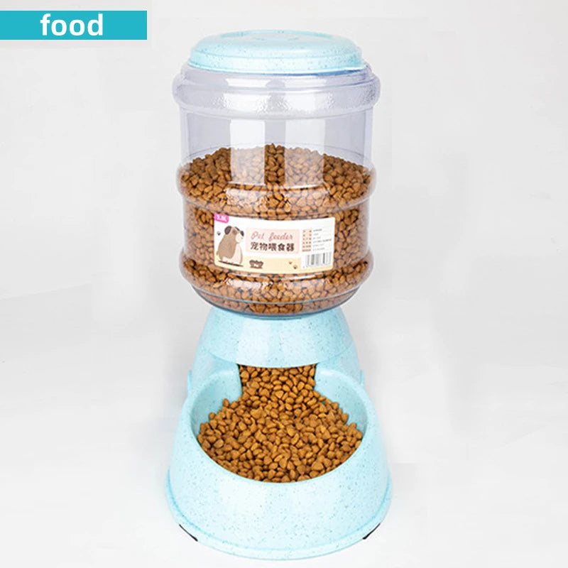 High-Capacity Gravity Pet Feeder - Self-Dispensing Food Storage for Large Dogs & Multi-Pet Homes