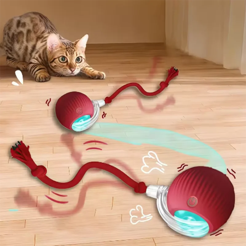 Interactive Self-Rolling Dog Ball - Automatic Obstacle Avoidance