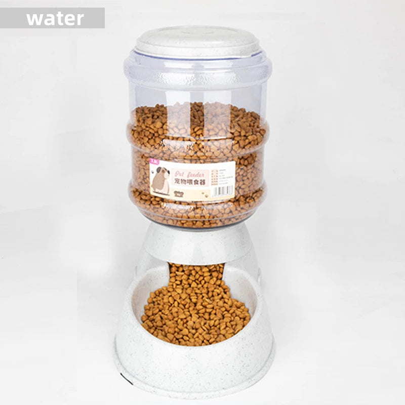 High-Capacity Gravity Pet Feeder - Self-Dispensing Food Storage for Large Dogs & Multi-Pet Homes
