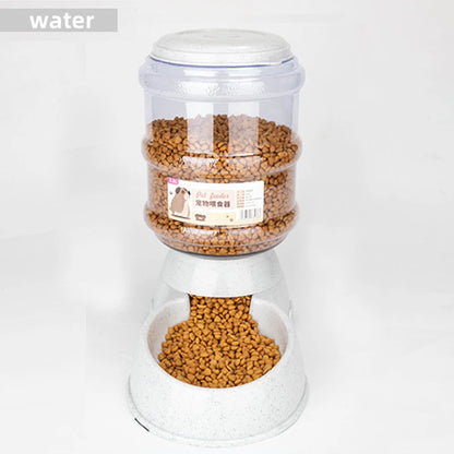 High-Capacity Gravity Pet Feeder - Self-Dispensing Food Storage for Large Dogs & Multi-Pet Homes