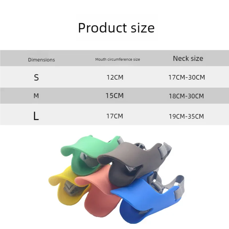 Soft Silicone Basket Muzzle for Dogs - Breathable Design for Banting, Drinking, and Safety