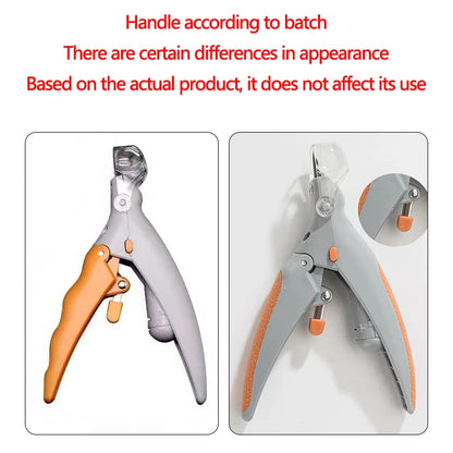 Professional Pet Nail Clipper with LED Light - Precision Safety Trimmer to Prevent Over-Cutting