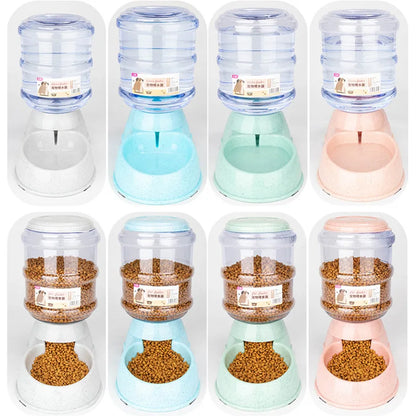High-Capacity Gravity Pet Feeder - Self-Dispensing Food Storage for Large Dogs & Multi-Pet Homes