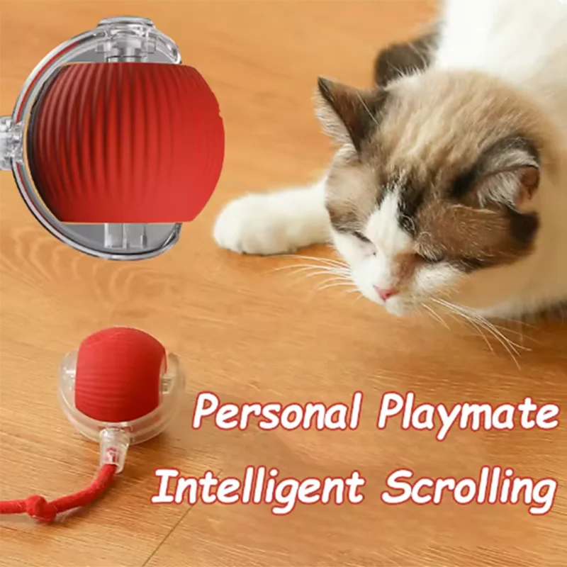 Interactive Self-Rolling Dog Ball - Automatic Obstacle Avoidance