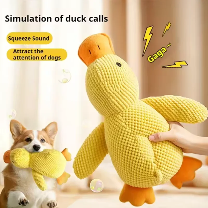 Interactive Flapping Duck Dog Toy - Motion