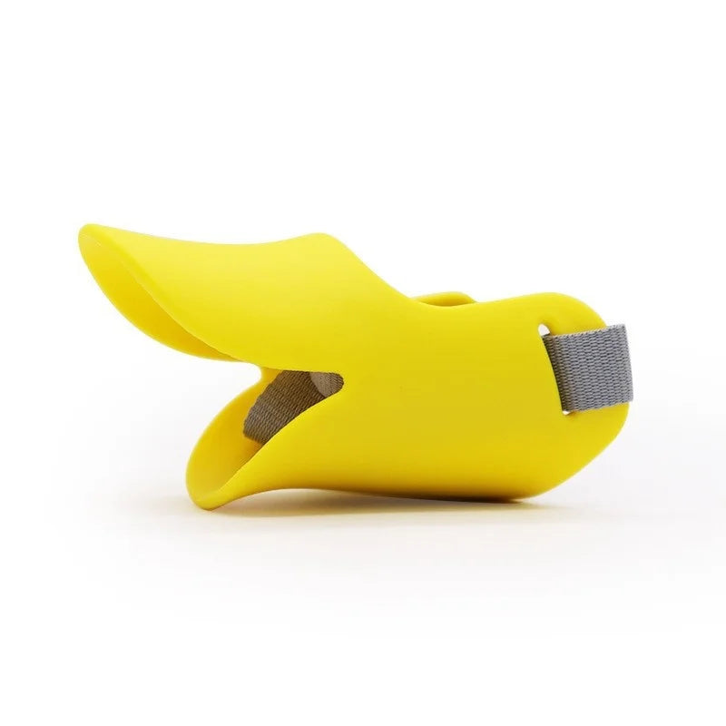 Soft Silicone Basket Muzzle for Dogs - Breathable Design for Banting, Drinking, and Safety