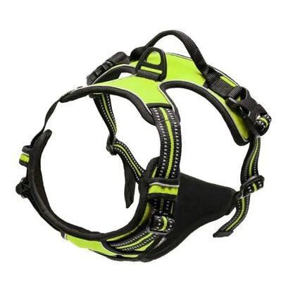 No-Pull Adjustable Dog Harness - Breathable Mesh & Reflective Safety Oxford Vest