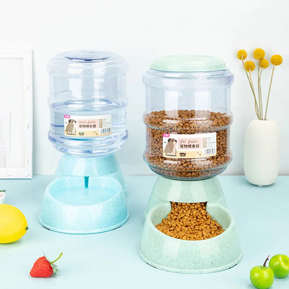 High-Capacity Gravity Pet Feeder - Self-Dispensing Food Storage for Large Dogs & Multi-Pet Homes