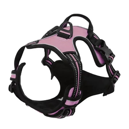No-Pull Adjustable Dog Harness - Breathable Mesh & Reflective Safety Oxford Vest