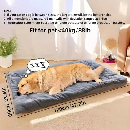 Cama Gigante XL para Perros - Colchón Premium de 120 cm para Razas Grandes y Máximo Confort