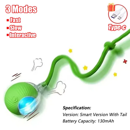 Interactive Self-Rolling Dog Ball - Automatic Obstacle Avoidance