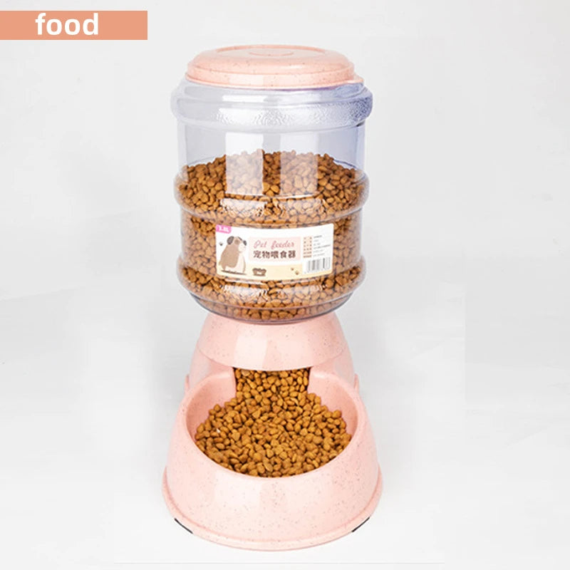 High-Capacity Gravity Pet Feeder - Self-Dispensing Food Storage for Large Dogs & Multi-Pet Homes