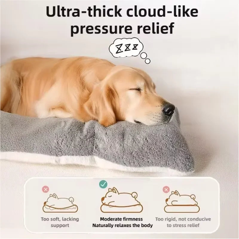Cama Gigante XL para Perros - Colchón Premium de 120 cm para Razas Grandes y Máximo Confort
