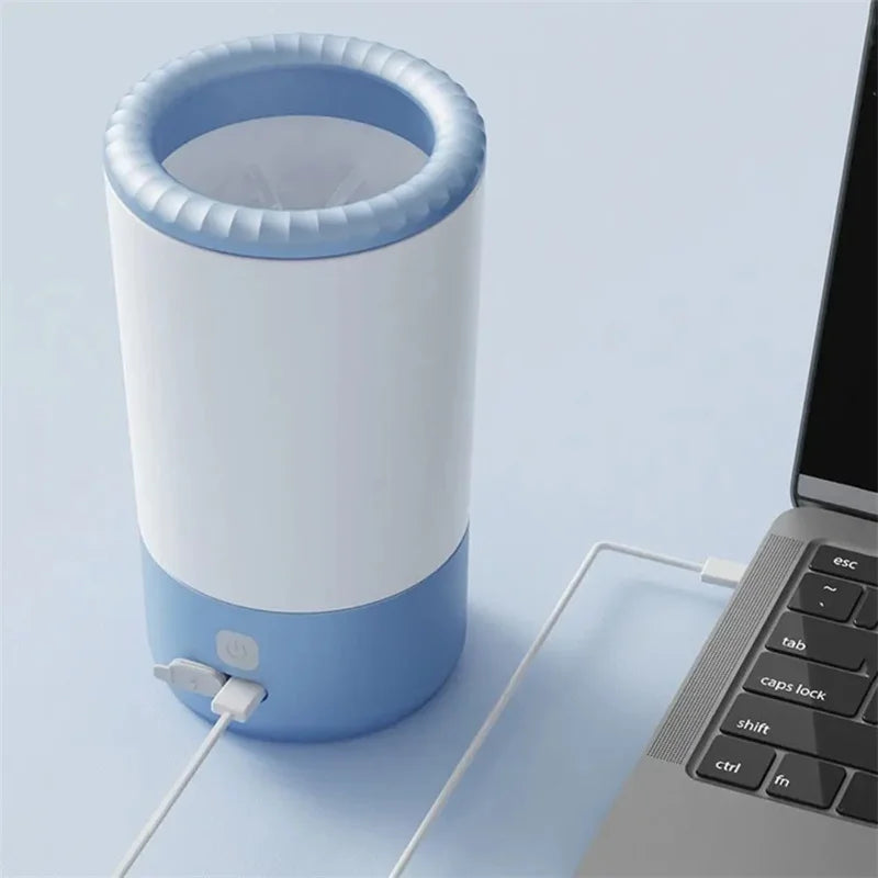 Automatic Electric Dog Paw Cleaner - 360° Soft Silicone Bristles for Deep Cleaning