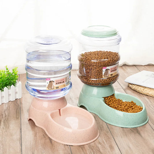 High-Capacity Gravity Pet Feeder - Self-Dispensing Food Storage for Large Dogs & Multi-Pet Homes