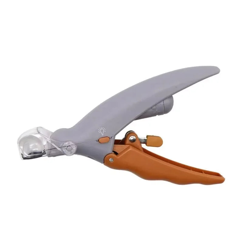 Professional Pet Nail Clipper with LED Light - Precision Safety Trimmer to Prevent Over-Cutting