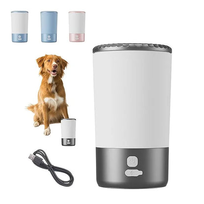 Automatic Electric Dog Paw Cleaner - 360° Soft Silicone Bristles for Deep Cleaning